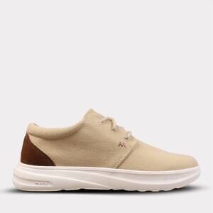 NEW MYKOS men's emerson lace-up travel sneaker in taupe